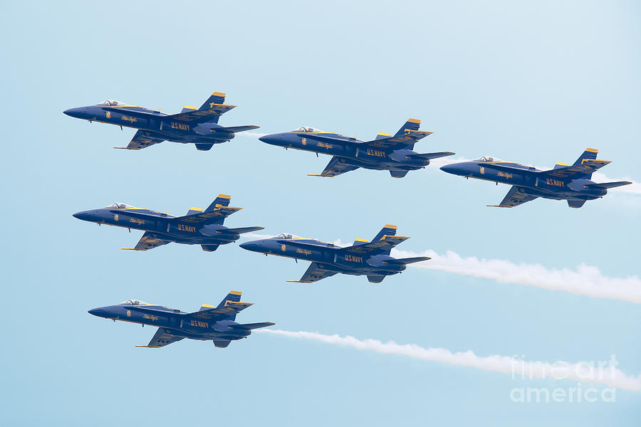 US Navy Blue Angels I Photograph by Clarence Holmes
