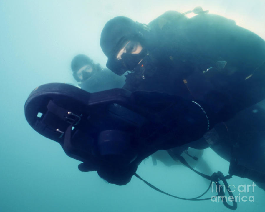 U S Navy Seal Combat Swimmer Pair Photograph By Michael Wood Fine Art America