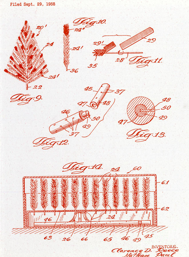 Patent Photograph - Us Patent Diagram by Science Source