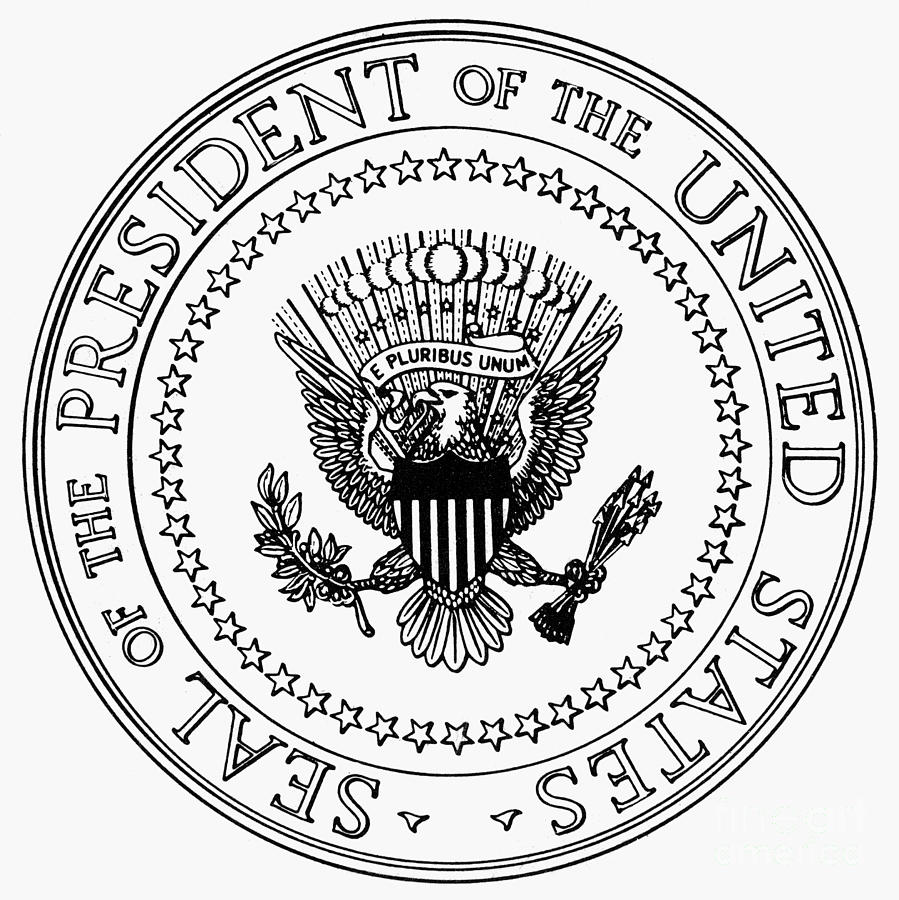 Us Presidential Seal Photograph By Granger