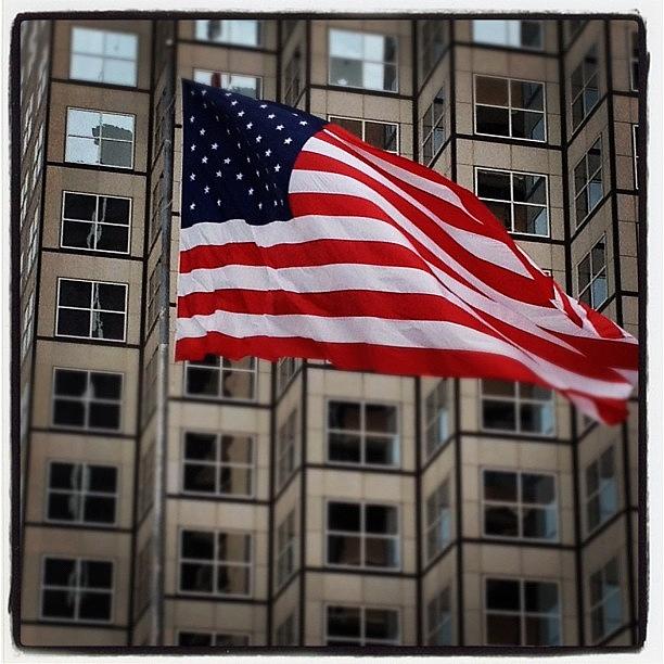 Flag Photograph - USA by Emily Black