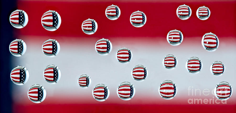 Flag Photograph - USA by Susan Candelario