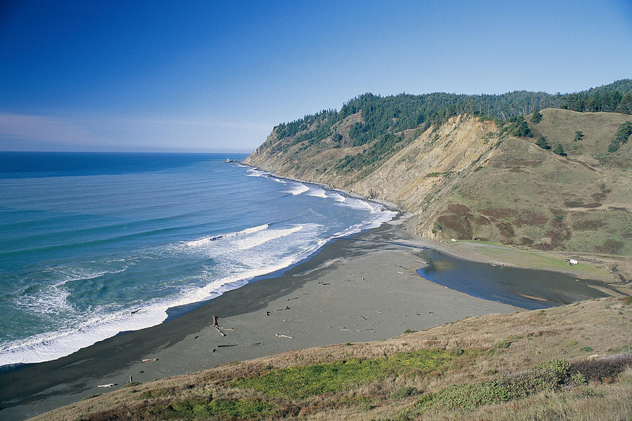 Usal River, Beach, Coastline Photograph by Rich Reid