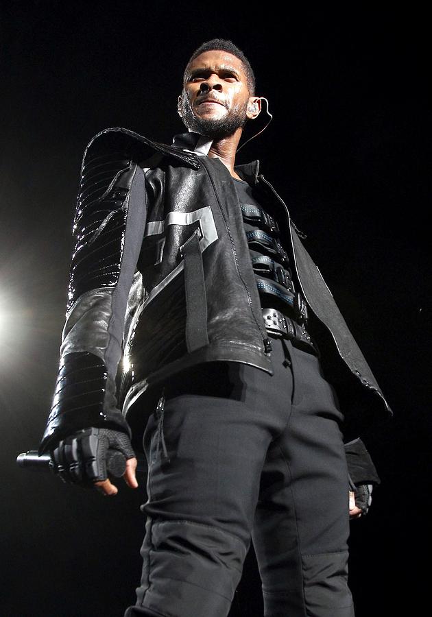 Usher On Stage For Usher In The Omg by Everett