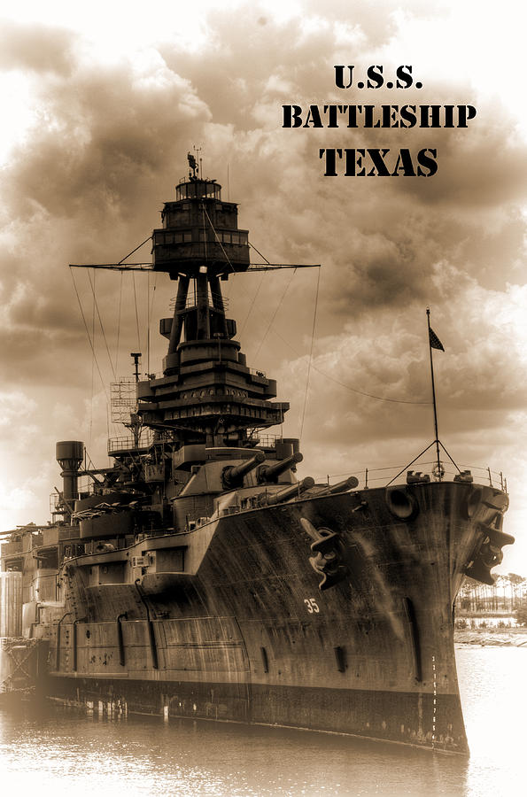 Uss Battleship Texas by John Kain