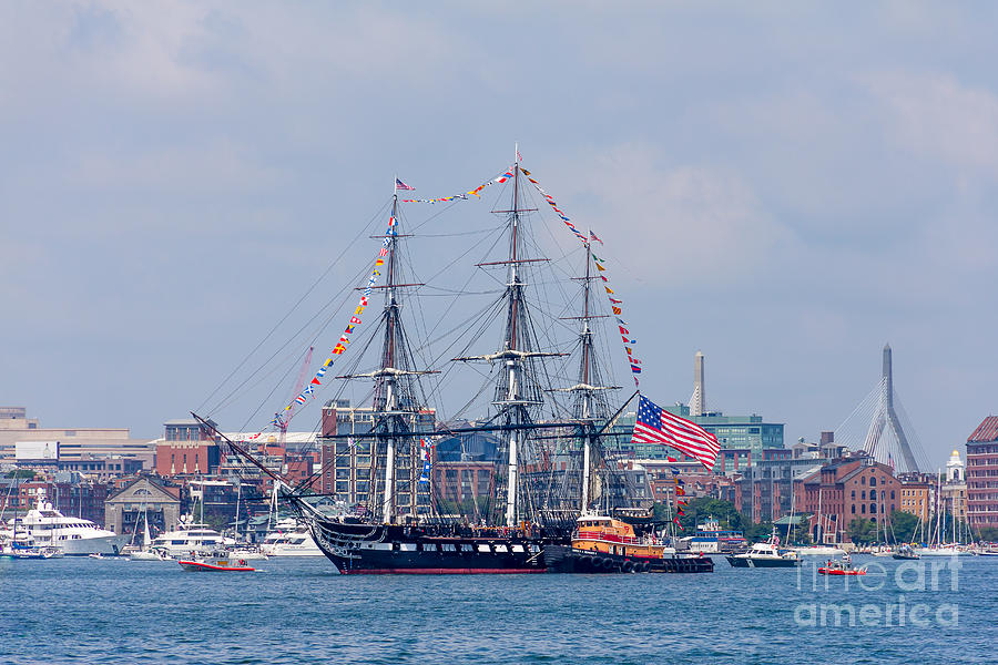 USS Constitution Cruise Photograph by Susan Cole Kelly