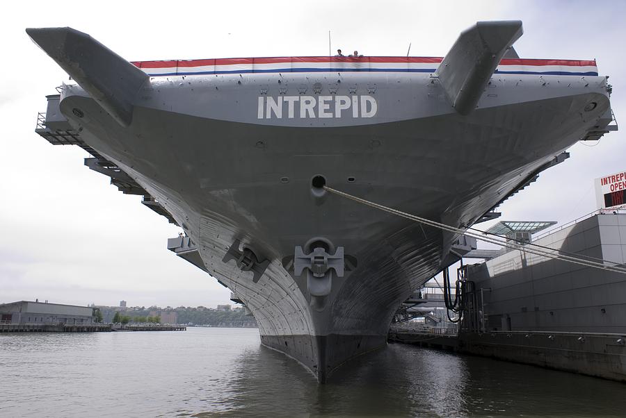 Uss Intrepid Aircraft Carrier. Photograph by Mark Williamson - Fine Art ...