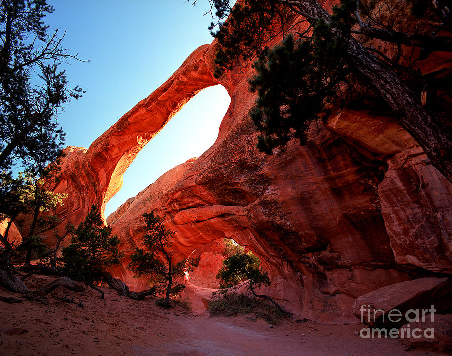 Utah - Double O Arch Photograph by Terry Elniski