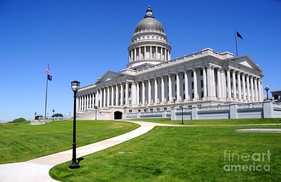 Utah Capitol Building Photograph by Gary Whitton