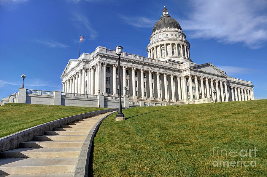Utah Capitol Building - Salt Lake City Photograph by Gary Whitton