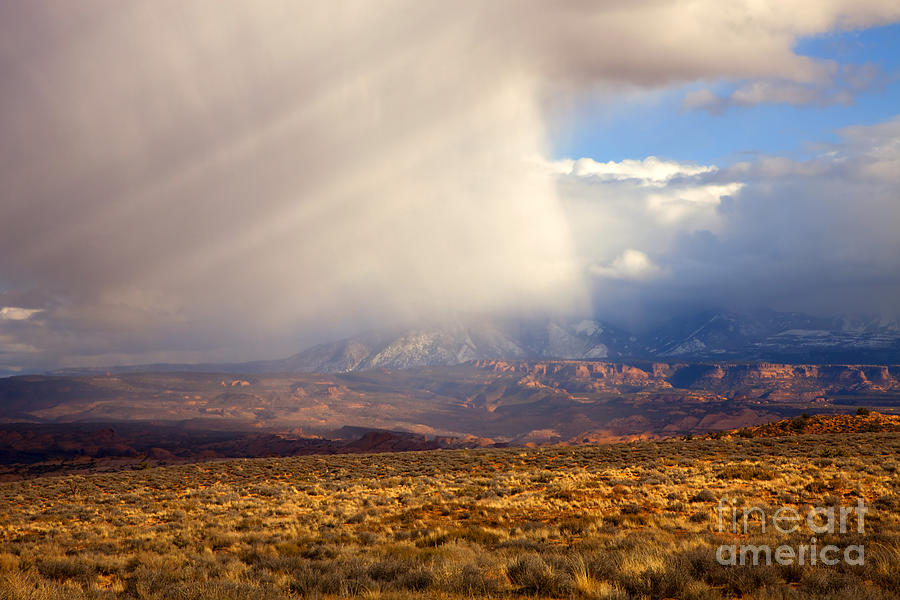 Utah Desert Storm Photograph by Michael Dawson
