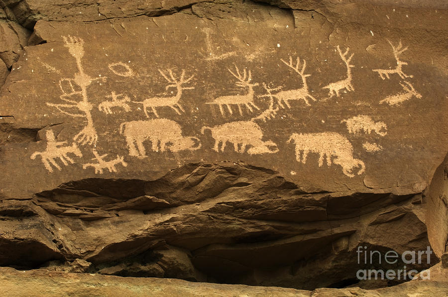 Utah Petroglyphs 1 Photograph by Bob Christopher