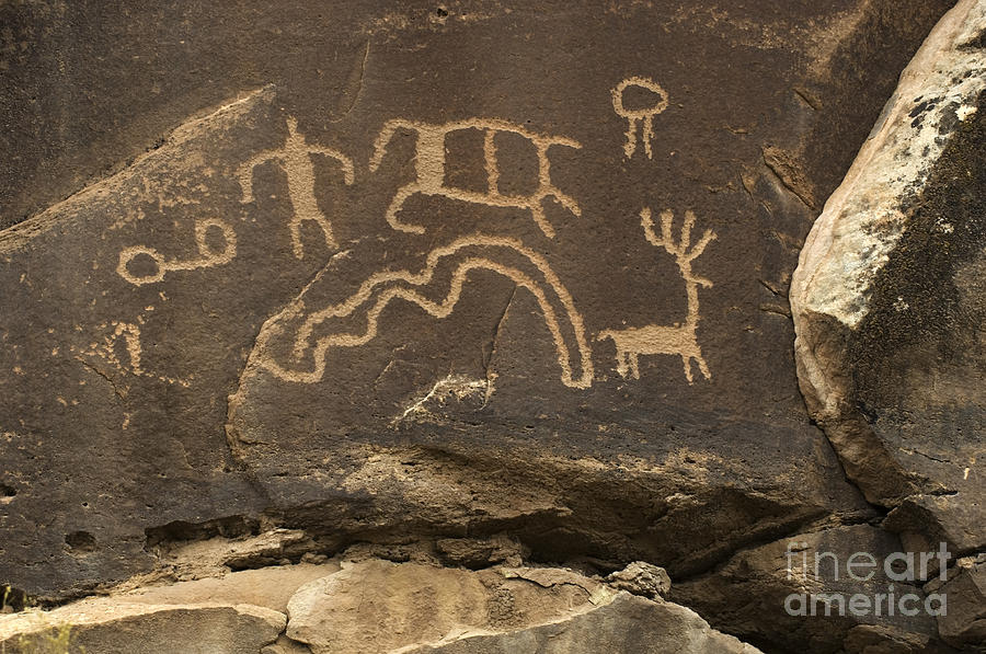 Utah Petroglyphs 2 Photograph by Bob Christopher
