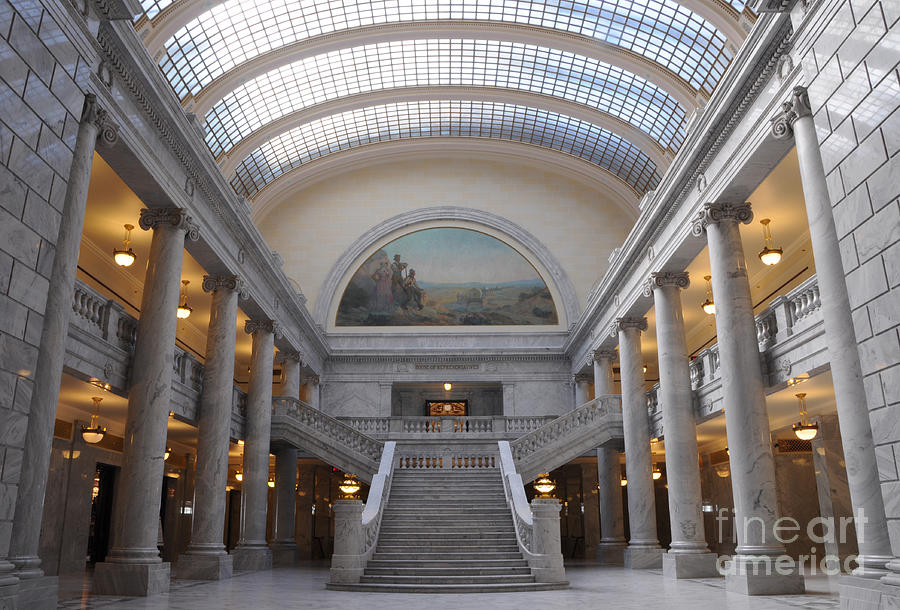 Utah State Capitol Interior Photograph by Gary Whitton