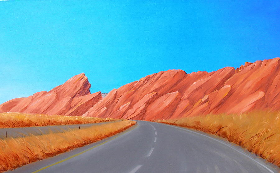 Utah Westbound Painting by Alan Johnson