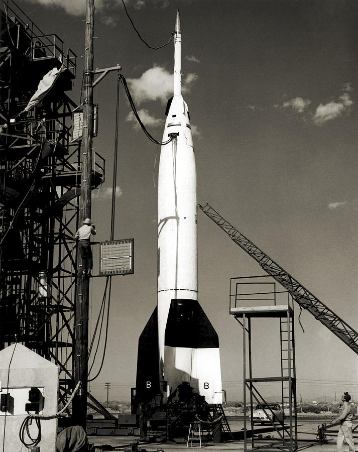 V-2 Bumper Rocket Launch In Usa Photograph by Science Photo Library ...