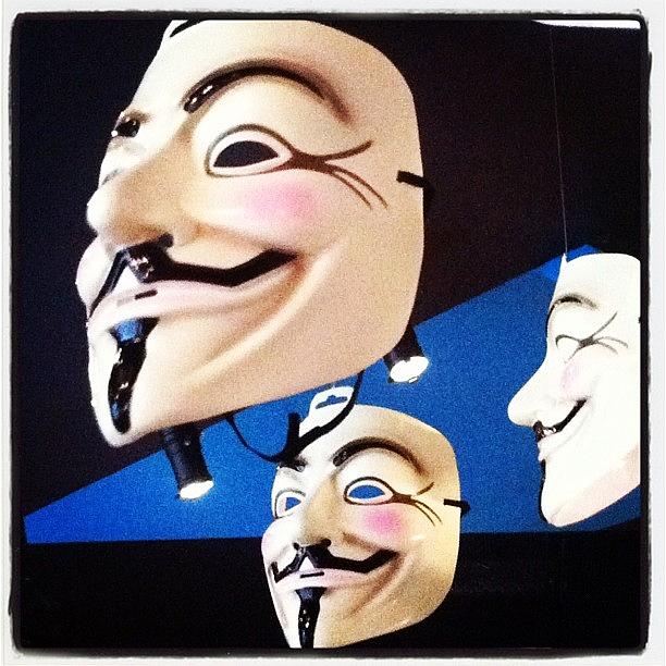 Mask Photograph - V For Vendetta by N R
