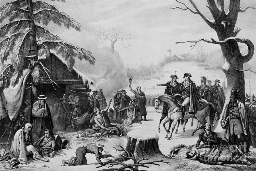 Valley Forge, 1777 Photograph by Photo Researchers