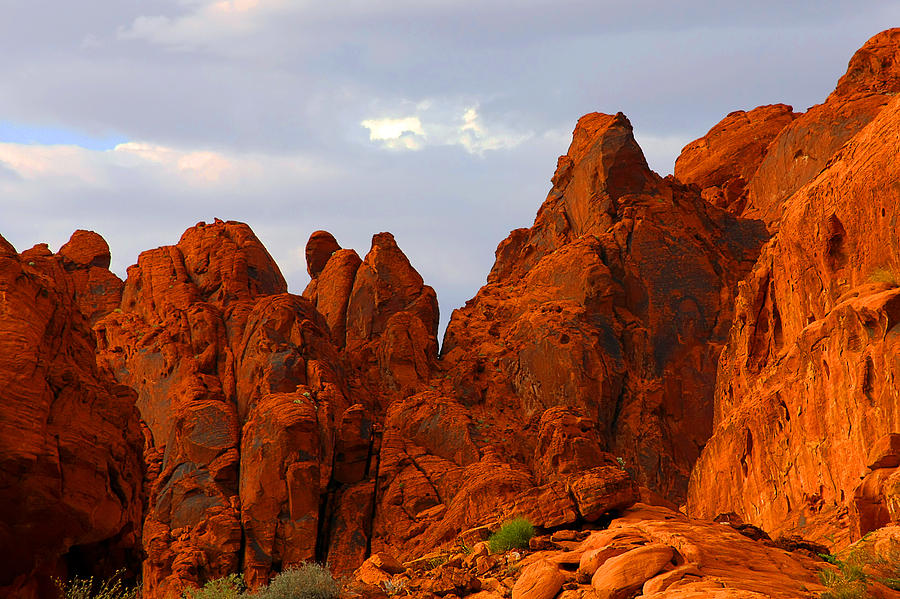 Valley Of Fire - The Landscape Burns Photograph