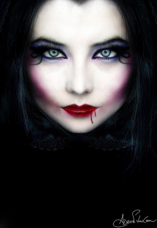 Vampire Geisha Digital Art by Adro Von Crow - Fine Art America