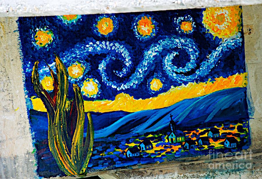 Van Gogh Graffiti Photograph by Ken Williams