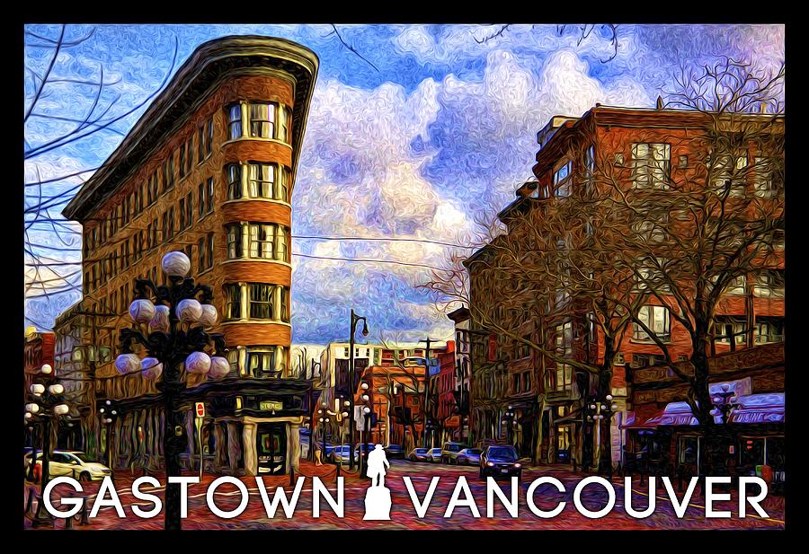 Vancouver - Flat Iron in Gastown Photograph by Julius Reque