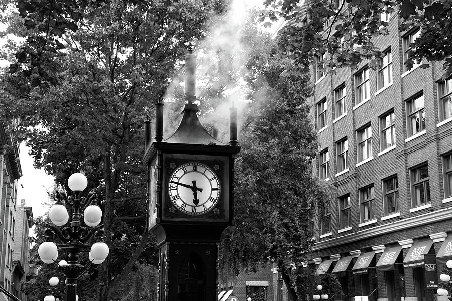 Vancouver city steam clock in Gastown Photograph by Pierre Leclerc Photography