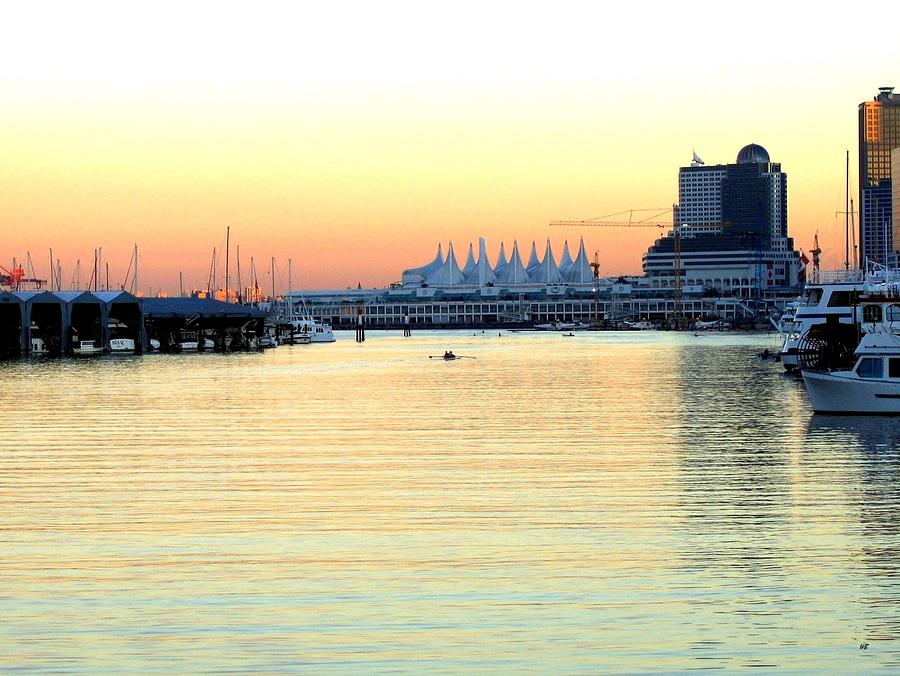 Vancouver Harbor At Sundown Photograph by Will Borden