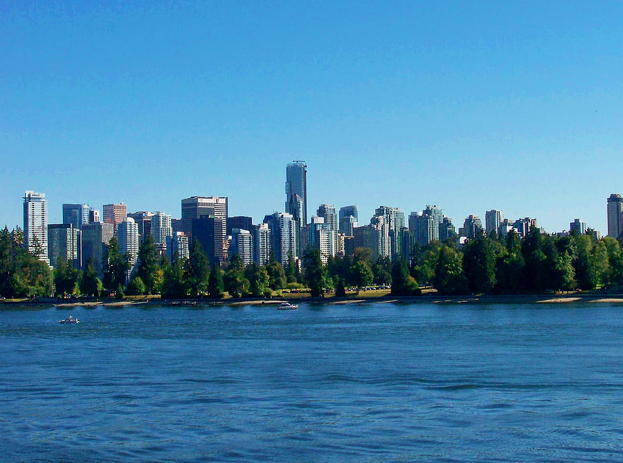 Vancouver Skyline Photograph by Judy Wanamaker
