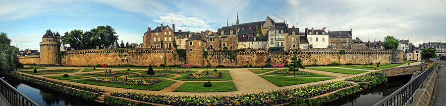 Vannes Panorama in Brittany France Photograph by Dave Mills