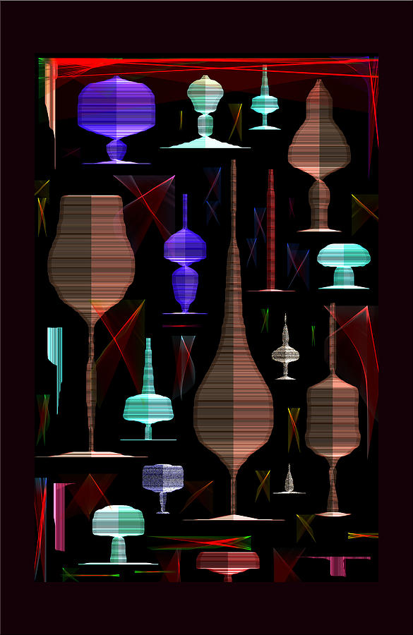 Vases and Jars Digital Art by Marie Jamieson
