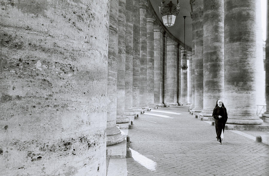 A Nun In The Vatican Photograph by Shaun Higson