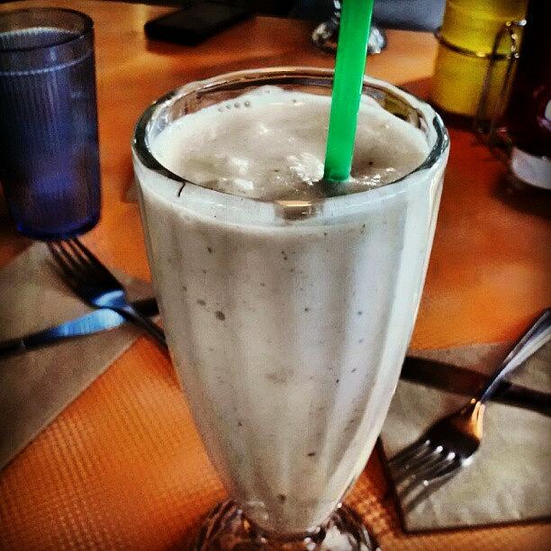 Milkshake Photograph - #vegan #milkshake #foodporn #saturncafe by Quintin Ellis Jr