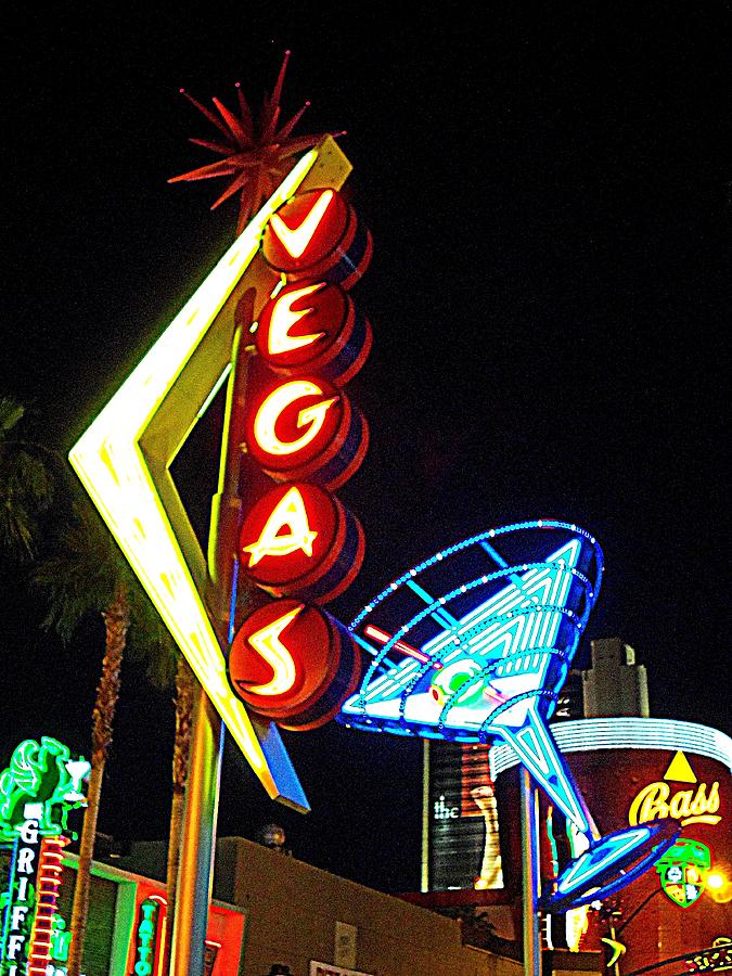 Las Vegas Photograph - Vegas Martini by Randall Weidner
