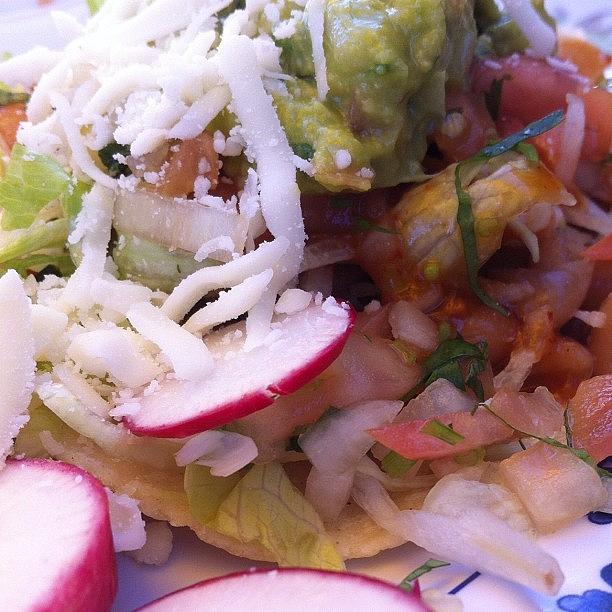 Tortillas Photograph - Veggie #tacos On Housemade Tortillas by Shana Ray