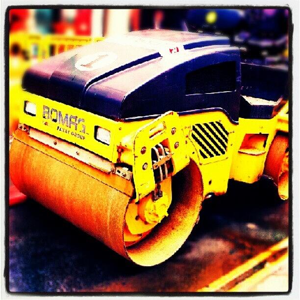 Norfolk Photograph - Vehicles - Tarmac Roller #road #vehicle by Invisible Man