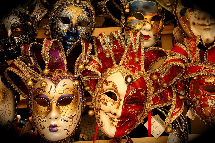 Masks Photograph by Andrew Brough