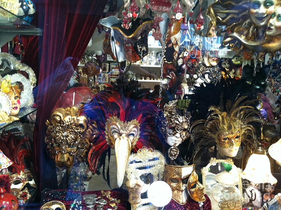 Halloween Photograph - Venetian Masks by Laura Ramsey