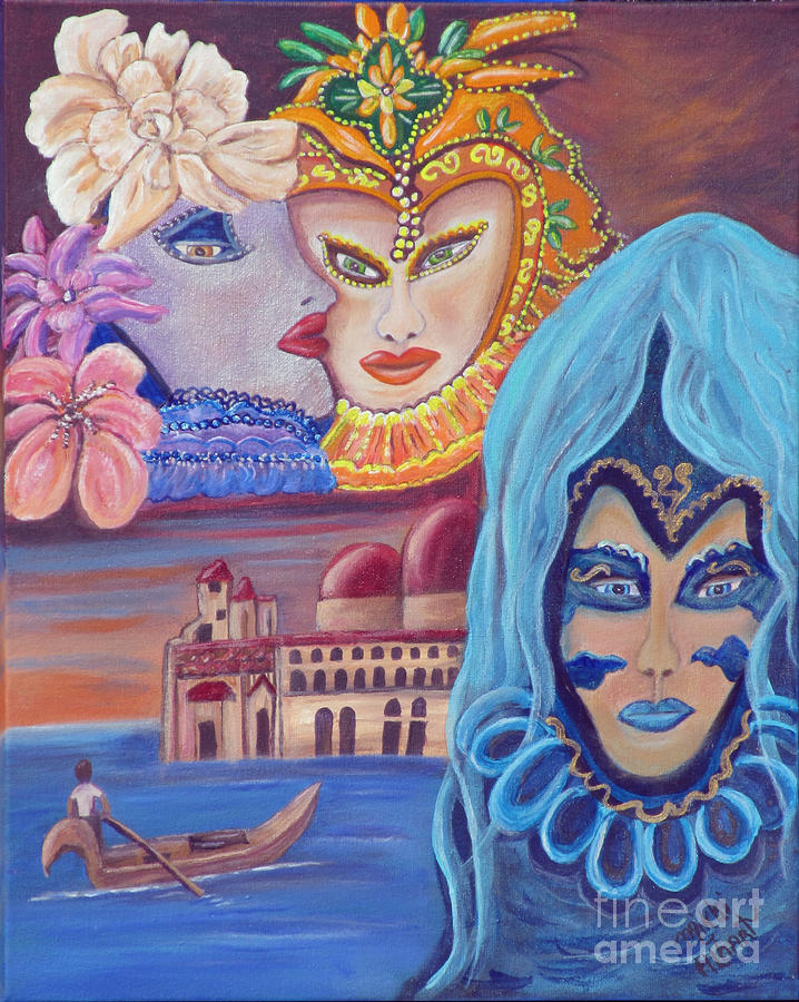 Venetian Masquarade Painting by Mikki Alhart - Fine Art America