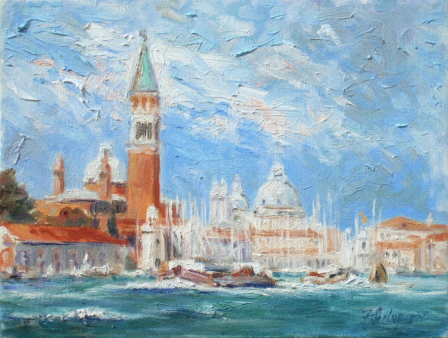 Venice - San Giorgio Painting by Irek Szelag
