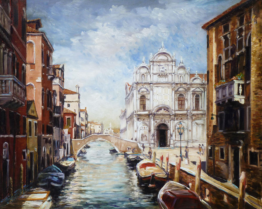 Venice - Scuola di San Marco Painting by Irek Szelag