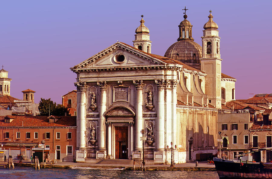 Venice Baroque Church Photograph by Rod Jones