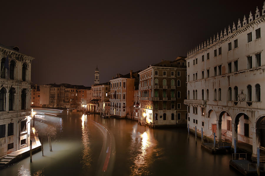 Venice by night Photograph by Joana Kruse