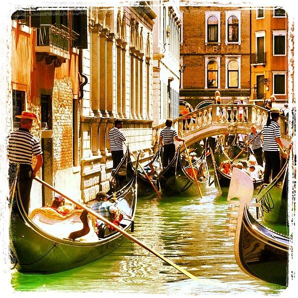 Hdri Photograph - Venice Canal, Italy by Michael Gitsis