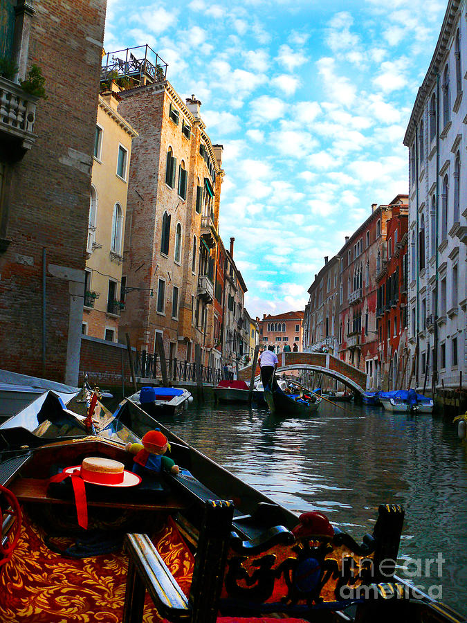 Venice Canal Photograph by Jeanne  Woods