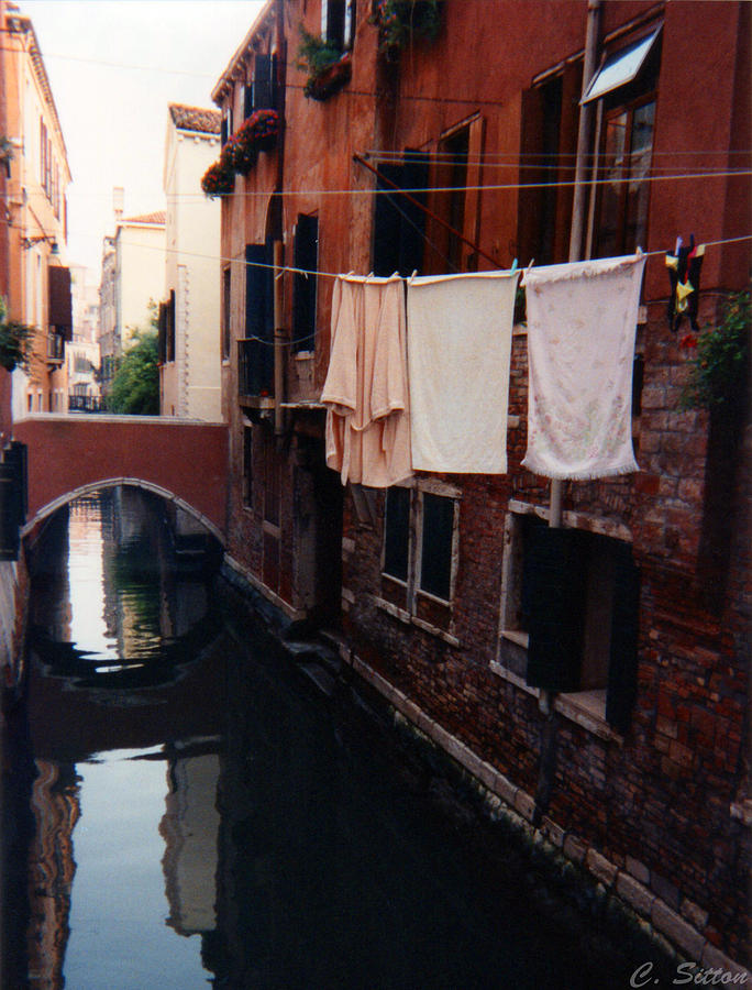 Venice Canal Scene Photograph by C Sitton