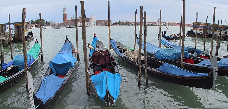 Venice Gondolas Photograph by Len Yurovsky