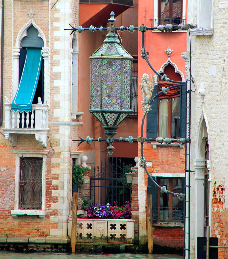 Venice Lamp Photograph by Andrew Fare