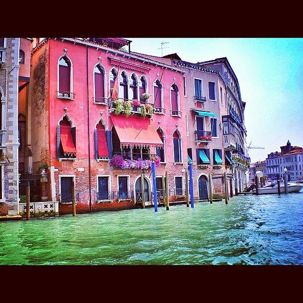 Summer Photograph - Venice, Romantic Or Not I Think Im In by Maite Torre