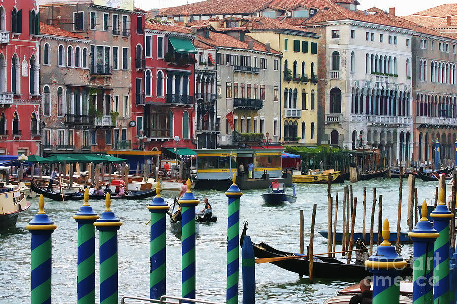 Venices Grand Canal Photograph by Xine Segalas